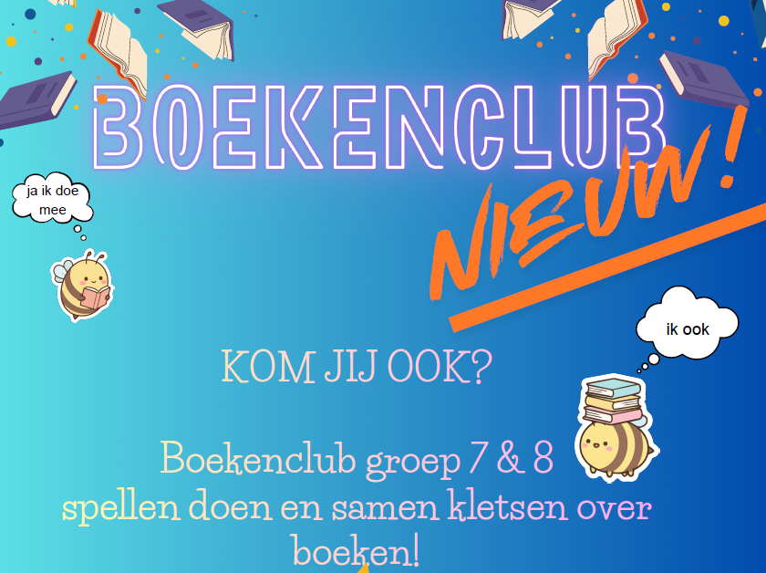 Boekenclub voor groep 7 en 8